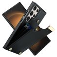 thumbnail image 1 of Jiahe Cover For Samsung Galaxy S22 Ultra, Wallet Case with Card Slot Holder,Slim Hybrid Shockproof Premium Leather AntiScratch Lightweight Case Cover, black, 1 of 7