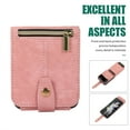 thumbnail image 1 of Jiahe Cover for Samsung Galaxy Z Flip 4, Mulit-Function Wallet Case,Flip Leather Zipper Card Holder Stand with Adjustable Shoulder Strap Full Body Protection Case Cover, pink, 1 of 6