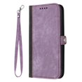 thumbnail image 1 of Jiahe Cover Wallet Case for iPhone 14 Pro Max, Wrist Strap Magnetic Shockproof Synthetic Leather Stand Cover with TPU Inner Shell,Card Holder Compatible with iPhone 14 Pro Max, Purple, 1 of 9