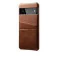 thumbnail image 1 of Jiahe Cover for Google Pixel 7, Wallet Case with Card Holder,Slim Lightweight Shockproof Premium PU Leather Anti-Scratch Card Slots Case Cover, brown, 1 of 4