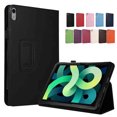 thumbnail image 1 of Jiahe Cover for iPad 10th Generation 10.9 Inch 2022, Shockproof Premium PU Leather Slim Stand with Pen Loop Holder Case, Black, 1 of 5