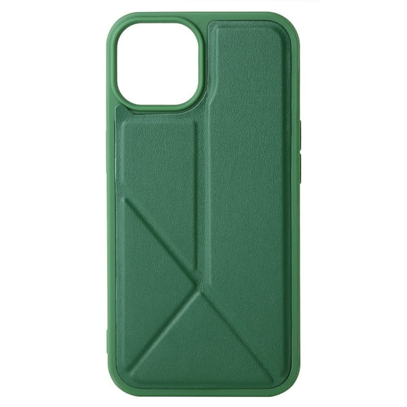 Jiahe Cover for iPhone 12 Pro / 12 6.1", Rugged Shockproof Soft TPU Bumper Case,Slim Lightweight with Foldable Kickstand Back Case Cover, green