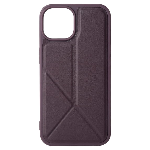 Jiahe Cover for iPhone 12 Pro / 12 6.1", Rugged Shockproof Soft TPU Bumper Case,Slim Lightweight with Foldable Kickstand Back Case Cover, purple