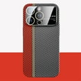 thumbnail image 1 of Jiahe Cover for iPhone 13, Slim Shockproof TPU Bumper Camera Lens Protector Case,Lightweight Anti-Scratch Carbon Fiber Hard PC Case Cover, C, 1 of 6