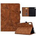 thumbnail image 1 of Jiahe Cover For iPad 10th Generation 2022 10.9 inch,Magnetic Shockproof Multi-Angle Viewing Stand Protective Wallet Case Folio Auto Wake/Sleep Cover,Brown, 1 of 9