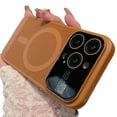 thumbnail image 1 of Jiahe Cover for iPhone 13 Pro, Compatible with MagSafe Case,Hybrid Shockproof Heat Dissipation Breathable Case with Camera Lens Full Cover Protector Cover, brown, 1 of 4