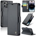 thumbnail image 1 of Jiahe Cover for iPhone 14 Plus, Wallet Case with Card Holder Stand,with RFID Blocking Hybrid Shockproof Magnetic Clasp Flip Leather Full Body Protection Case Cover, black, 1 of 1