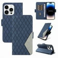 thumbnail image 1 of Jiahe Cover for iPhone 14 Plus, Wallet Case with Credit Card Holder,Rugged Magnetic Buckle Shockproof Folio Flip Leather Card Slot Stand Full Body Protection Case Cover, blue, 1 of 8