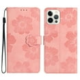 thumbnail image 1 of Jiahe Cover for iPhone 14 Plus, Wallet Phone Case，Premium Flip Leather with Hand Strap Shockproof Flower Pattern Case with Magnetic Clasp Card Holder Kickstand Case Cover, pink, 1 of 1