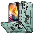 thumbnail image 1 of Jiahe Cover For iPhone 14 Pro Max 6.7 inch,Slim Armor Magnetic Shockproof 360 Degree Rotating Ring Holder with Support Car Mount Holder Cover,Darkgreen, 1 of 8