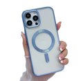 thumbnail image 1 of Jiahe Cover for iPhone 14 Pro Max, Compatible with MagSafe Case,Slim Plating Hybrid Shockproof Lightweight Anti-Scratch Transparent Back Case Cover, blue, 1 of 7