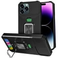 thumbnail image 1 of Jiahe Cover for iPhone 14 Pro Max with Sliding Camera Cover and Card Holder Heavy Duty Protective iPhone 14 Pro Max Case with Ring Magnetic Kickstand Phone Case, Black, 1 of 7