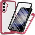 thumbnail image 1 of JiaheCover Case for Samsung Galaxy S24 FE,Full Body Protective Shockproof Rubber Case Built-in Screen Protector Hard Clear PC Back Cover for Samsung Galaxy S24 FE,Pink, 1 of 4