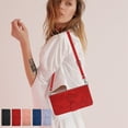 thumbnail image 1 of JiaheCover Crossbody Wallet Case for iPhone 14 Pro Max with RFID Blocking Card Slot Holder, Shockproof Slim Fit Magnetic Flip Folio Purse Case, PU Leather Handbag with Detachable Lanyard Strap,Red, 1 of 9