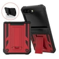 thumbnail image 1 of JiaheCover Full Body Protection Case for Samsung Galaxy Z Flip5 2023,Rugged Shockproof Built-in Hidden Kickstand Heavy Duty with 360° Degree Rotation Belt Clip Holster Case,Red, 1 of 7
