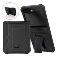 thumbnail image 1 of JiaheCover Full Body Protection Case for Samsung Galaxy Z Flip5 2023,Rugged Shockproof Built-in Hidden Kickstand Heavy Duty with 360° Degree Rotation Belt Clip Holster Case,Black, 1 of 7