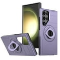 thumbnail image 1 of JiaheCover for Samsung Galaxy S24 Ultra Case with Ring Holder, Shockproof Hard PC Matte Scratchproof Magnetic Kickstand Case for Galaxy S24 Ultra,Purple, 1 of 7