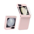 thumbnail image 1 of JiaheCover for Samsung Galaxy Z Flip 5 with Screen Protector Case,Rugged Shockproof Hinge Protector Anti-Scratch Hard PC Slim Protective Case for Samsung Galaxy Z Flip 5,6.7 inch,Pink, 1 of 6