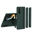 thumbnail image 1 of JiaheCover for Samsung Galaxy Z Fold5,7.6 inch Case,Rugged Shockproof Hinge Protector with S Pen Holder Built-in Invisible Foldable Kickstand Case for Galaxy Z Fold 5,Green, 1 of 10