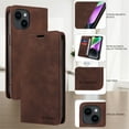 thumbnail image 1 of JiaheCover for iPhone 13 Pro, Wallet Case with Card Slot Holder,Flip Folio Leather Stand Magnetic Shockproof with RFID Blocking Full Body Protection Case Cover, brown, 1 of 8