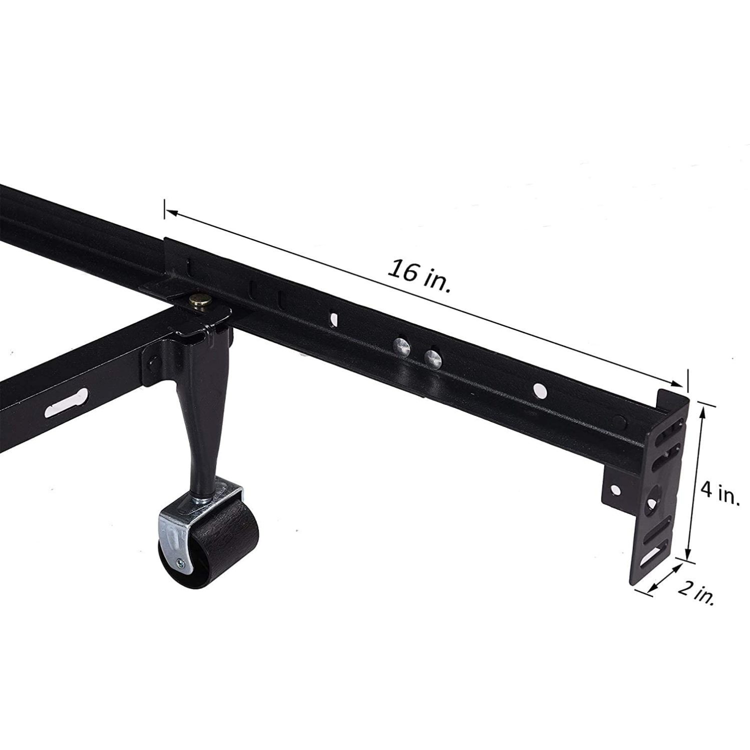 Jiaiun Bed Frame Footboard Extension Brackets Attachment Kit Set of 2