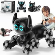 Jiakora Robot Dog Toys 8WD Remote Control Stunt RC Car with Light & Sound, Christmas Birthday Toys Gifts for 6 7 8 9 10 11 12 Year Old Boys Girls