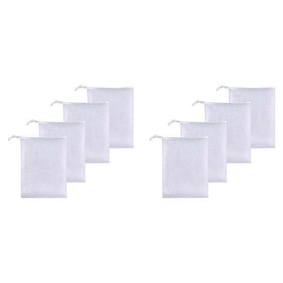 Jialinnn Aquarium Filter Media Mesh Bags with Zipper, Black, 8.5x5cm, 2 Count