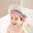 thumbnail image 1 of Jialinnn Plaid PP Shower Cap, 23 cm×23 cm, Pink, 1 of 9