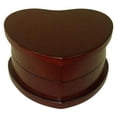 thumbnail image 1 of Jiallo 20982 Heart Shaped Wood Jewelry Box, 1 of 1