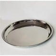 thumbnail image 1 of Jiallo 72557 Stainless Steel Silver Round tray, partially hammered, 14', 1 of 1
