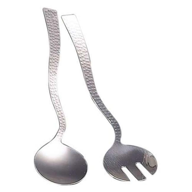 Jiallo 72602 Hammered Salad Servers