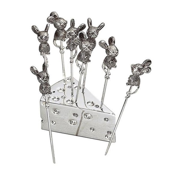 Jiallo 87629 MIce Cheese Picks with Crystal