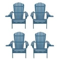thumbnail image 1 of Jiallo Foldable Adirondack Chair With Cup Holder Set Of 4, 1 of 2