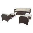 thumbnail image 1 of Studio Shine Collection 4-Seater sofa, 2 Armchairs with Ottoman and coffee table conversation set, 1 of 1