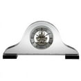 thumbnail image 1 of Jiallo Napoleon Modern Crystal Skeleton Clock in Clear/Silver, 1 of 2