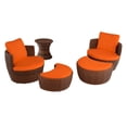 thumbnail image 1 of Jiallo Outdoor 5-Piece Ottoman Set, 1 of 4