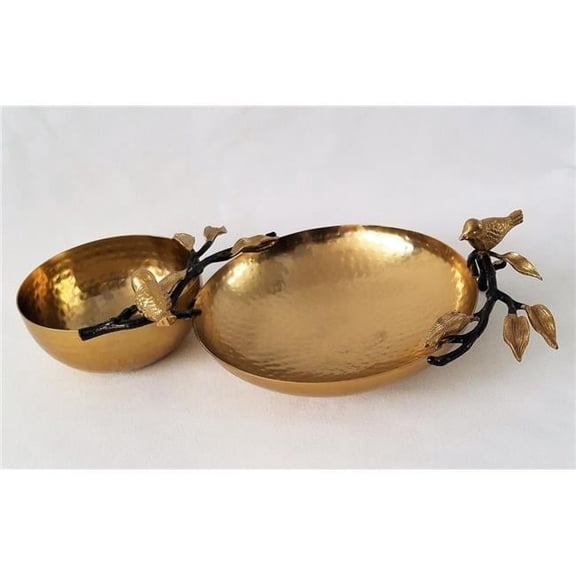 Jiallo Songbird Chip and Dip Tray - 6.25 and 4'