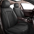 thumbnail image 1 of Jiamaoxin Car Seat Covers Fit for Hyundai Sonata 2004-2025 2026 Front Set Waterploof Leather Seat Cushion Airbag Compatible(2 Seats,Black), 1 of 7