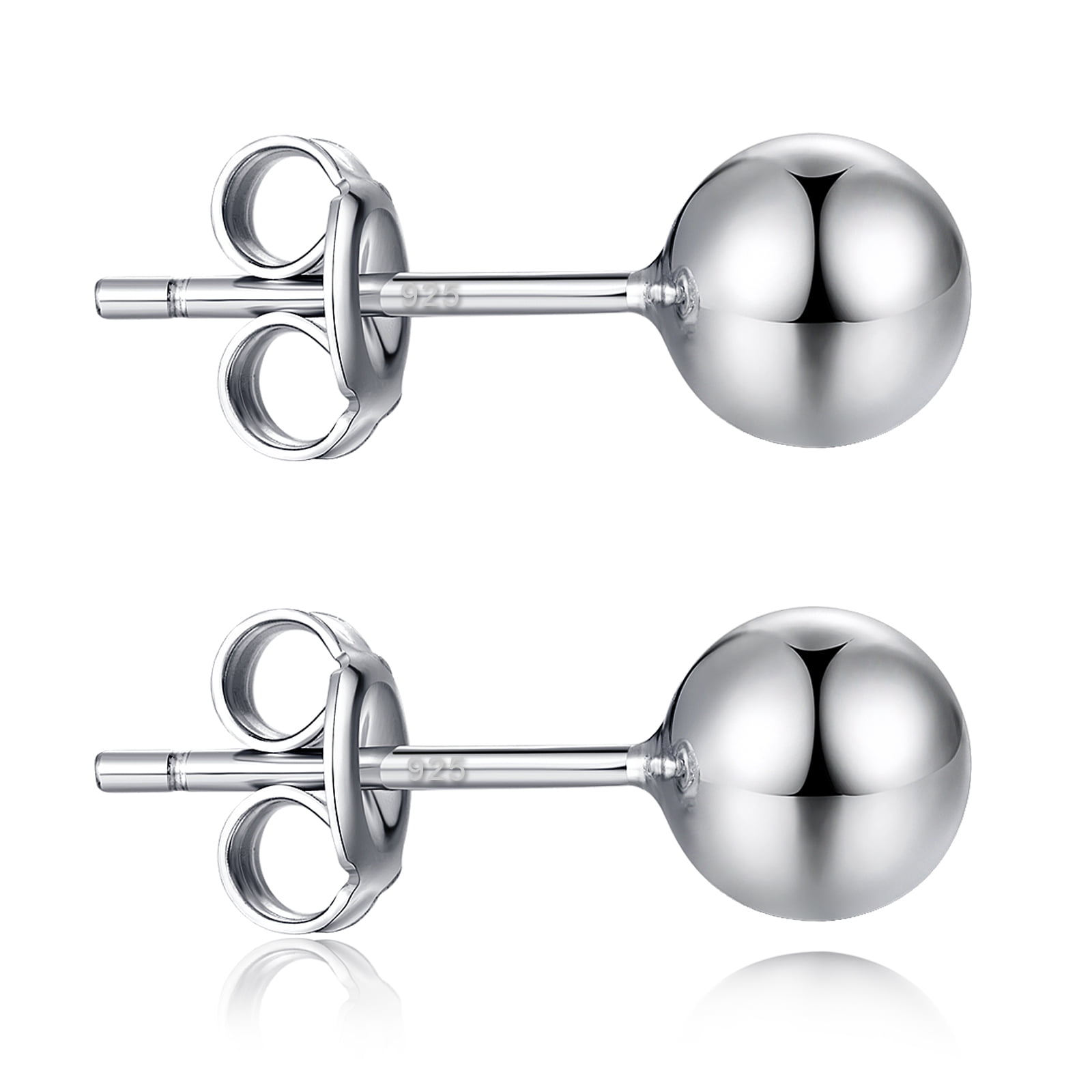 Jiamiaoi 3.5 Carat Halo Stud Earrings - 925 Sterling Silver, 18K Gold Plated, 5A+ Cubic Zirconia For Women 2 thumbnail image