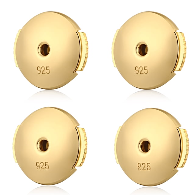 Jiamiaoi Earring Backs Locking Earring Backs for Studs 925 Sterling ...