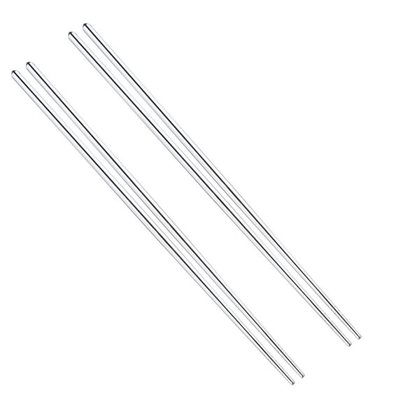 Jiandong 14 inch chopsticks Reusable Stainless Steel Chopsticks - Lightweight, 14 Inch - Home/Restaurant(14.17X0.39X0.39Inch)