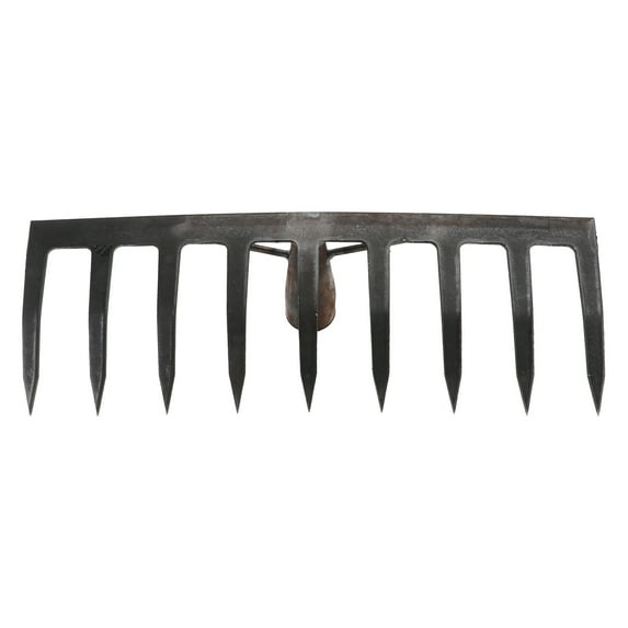 TAILTOSS Lawn Thatch Rake Dark Grey Steel 1Pcs 14.2x4.3in