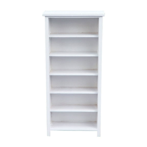 Jiandong Bookshelf Model 12 House Furniture Bookcase Wood Storage for Child's Room(7.68X3.58X1.46Inch)