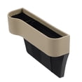 thumbnail image 1 of Jiandong Car Seat Filler Car Main Driver Seat Gap Filler Organizer Drop Catcher Pocket Between Seat and Console (Beige)(10.24X6.3X2.17Inch), 1 of 10