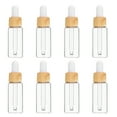 thumbnail image 1 of Jiandong Glass Dropper Bottle 8pcs 15ml Clear Glass Eye Dropper Bottles Essential Oil Vials(3.54X0.98X0.98Inch), 1 of 10