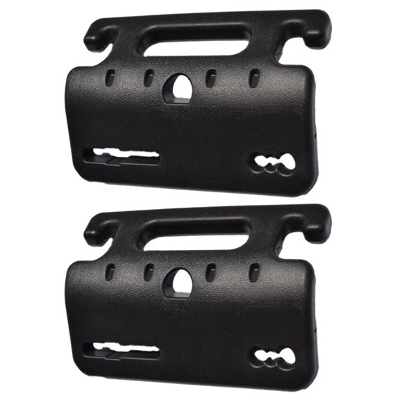 TAILTOSS 2Pcs Car Headrest Grab Bar Hand Grip for Back Seat Convenient Storage Black ABS