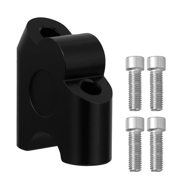 Jiandong Handlebar Riser Motorcycle Handlebar Riser Clamp - Universal & Modified (Black)(2.28X2.09X0.87Inch)