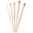 thumbnail image 1 of Jiandong Nylon Paintbrush Paint Brushes Brush Oil Painting Set Detail Art Artist Professional Drawing Bulk Watercolor Roller Nylon Acrylic(7.87X0.47X0.39Inch), 1 of 10