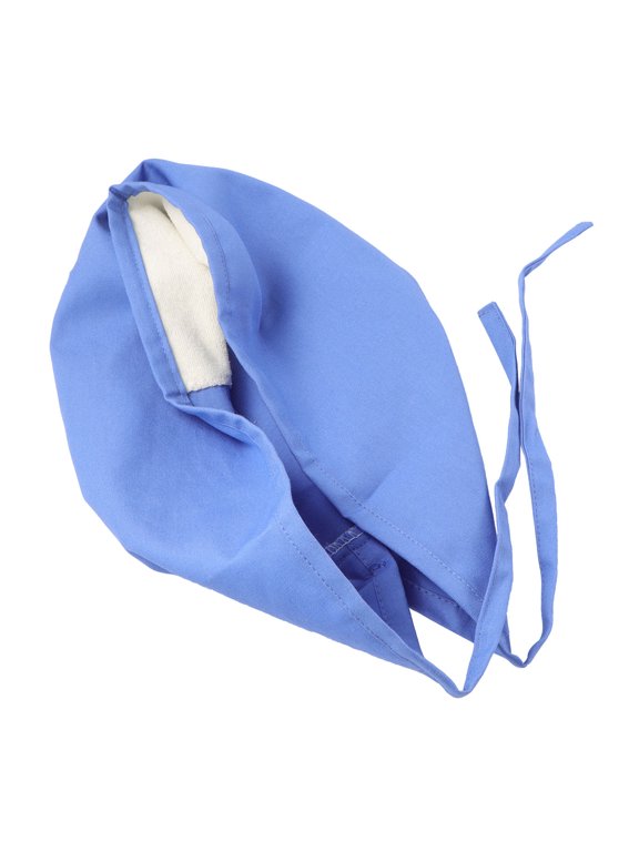 Operating Cap Cap Adjustable Scrub Nurse Hat Blue(8.27X4.72X0.04Inch)