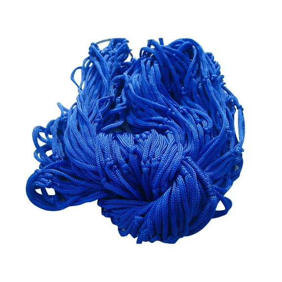 Jiandong Outdoor Leisure Bed Outdoor Mesh Rope Hammock for Camping Hiking (Blue)(94.49X31.5X0.2Inch)